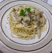 Chicken Carbonara Spaghetti 白汁雞肉醬蛋意粉